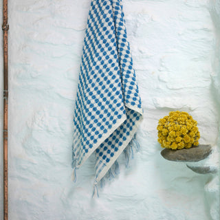 Dotted Terry Hand Towel: Taupe