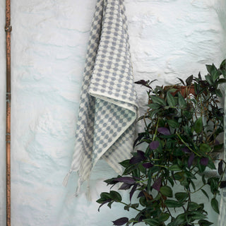 Dotted Terry Hand Towel: Taupe