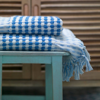 Dotted Terry Hand Towel: Taupe