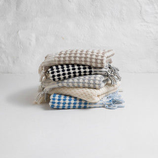 Dotted Terry Hand Towel: Taupe