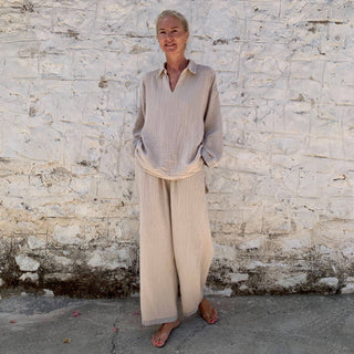 Cotton Gauze Pants