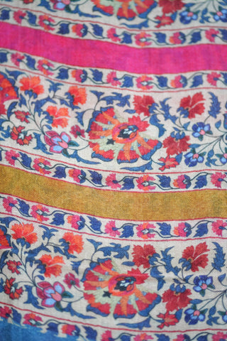 Kashmir Floral Wool Scarf