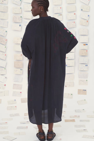 Itake Hand-Embroidered Silk Dress