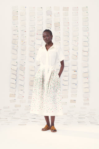 Bougainvillea Hand-Embellished Dress