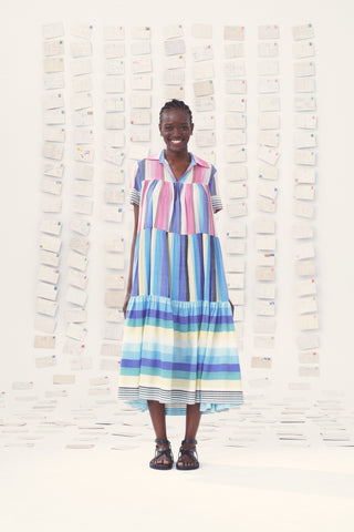 Michelle Handwoven Midi Dress