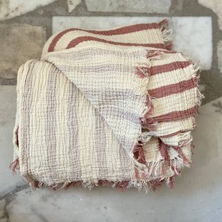 Muslin Striped Blanket