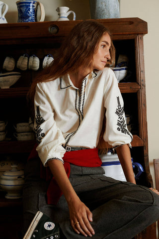 Lisa Blouse, Ecru