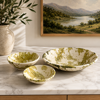 Tamegroute x Puglia Splatter Design Fruit Bowl