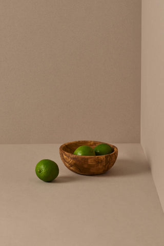 Natural Olive Wood Snack Bowls