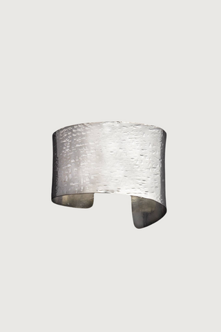 Hammered Silver Cuff