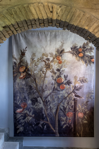 Fresco Canvas Panel, Antique