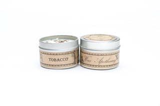 Tobacco Travel Tin Candle 4oz