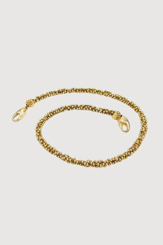 Bali Bead Necklace, Vermeil