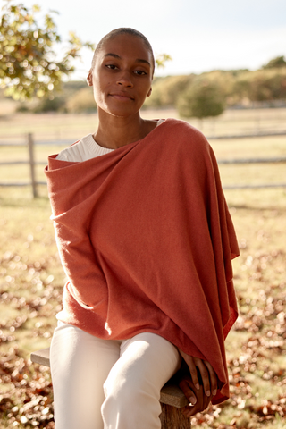 Cashmere Poncho, Spice