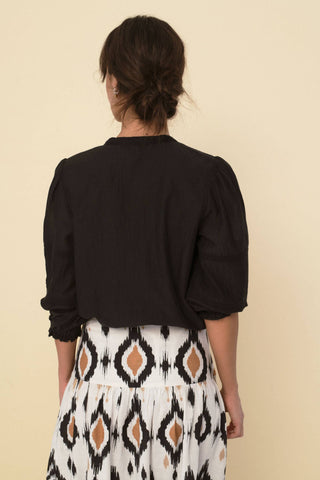 Jo Blouse, Black Lace