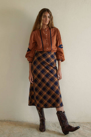 Leonor Blouse, Caramel