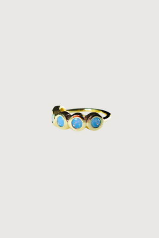 Blue Opal Ring