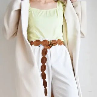 Shishi Wrap Belt – Cognac | Adjustable One-Size