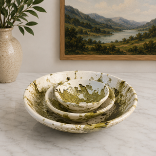 Tamegroute x Puglia Splatter Design Fruit Bowl