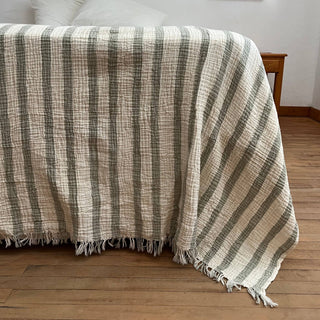 Muslin Striped Blanket