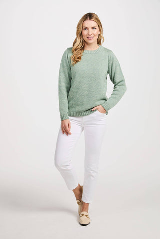 Aoife Crewneck Sweater, Mint