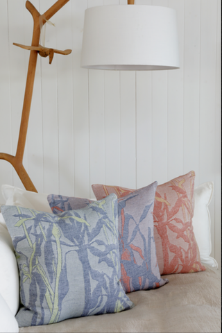 Cotton & Linen Kelp Cushion Covers | 24" x 24"