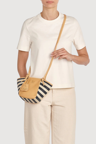 Linea 1970 Raffia Crossbody