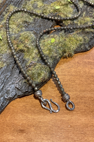 Poppy Seed Pod Pendant Necklace, XL Opera