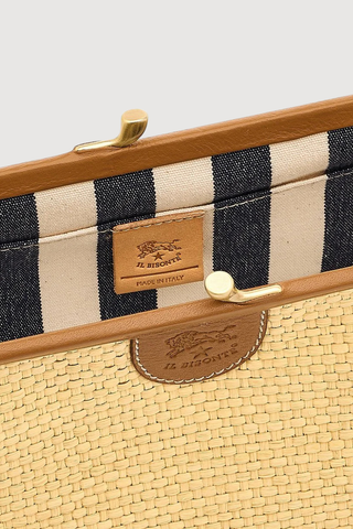 Manuela Raffia Clutch