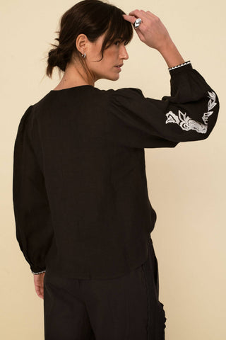 Leonor Blouse, Black