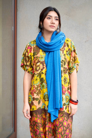 Cashmere Scarf/Wrap Teal 
