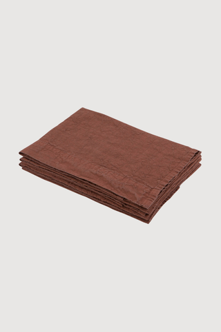 Lissoy Textile Linen Napkins, Set of 4