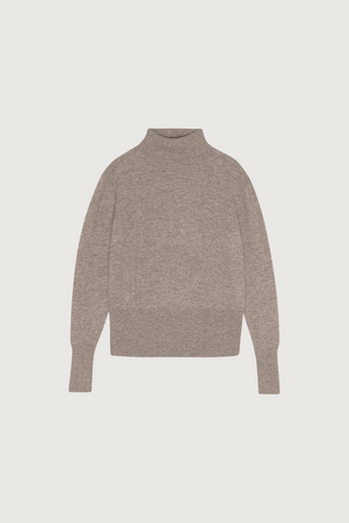 Annemo Cashmere Turtleneck Sweater, Sand