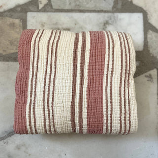 Muslin Striped Blanket