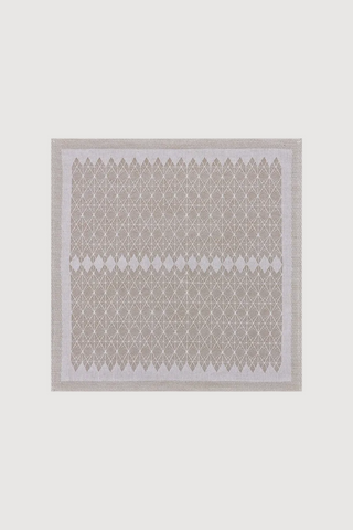 Club Cotton Napkin, Set of Four; Beige