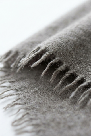 Undyed Cashmere Pashmina, Natural Melange
