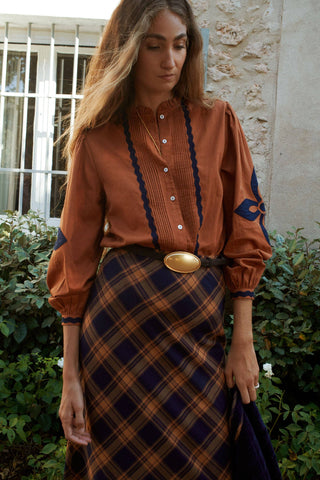 Leonor Blouse, Caramel