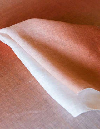 Aurora Ombre Linen Napkin, Set of Four; Rust