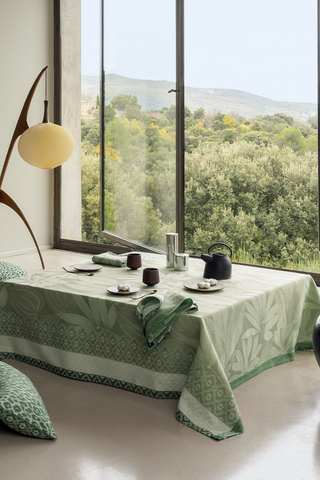 Tablecloth 69x98"| Nature Sauvage Green