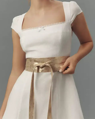 Leather Wrap Belt: OS
