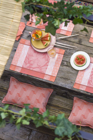 Nature Urbane Napkin and Wipeable Placemat Set of 4