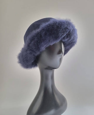 Handmade Felted Alpaca Fur Hat