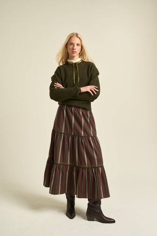 Evelyn Skirt Brown