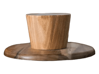 High Stand Walnut Wooden Cake Plate - Eco-Friendly Serving Tray for Desserts, Fruits, and Snacks