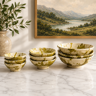 Tamegroute x Puglia Splatter Design Fruit Bowl