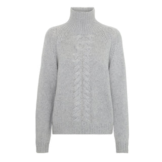 Dea Cashmere Sweater, Light Gray