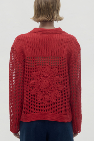 Solar Crochet Applique Shirt