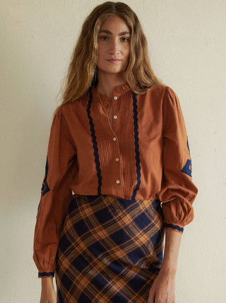 Leonor Blouse, Caramel