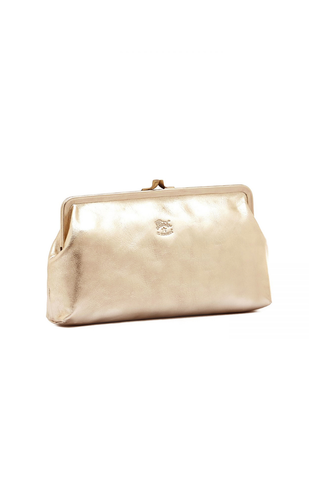 Metallic Manuela Classic Clutch
