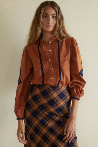 Leonor Blouse, Caramel